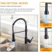 LED Kitchen Faucet Pull Down Sprayer Black Sink Mixer Faucet Single Handle Tap - view 7