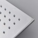 LED Shower Head Chrome 12 Inch Square Rainfall Sprayer Faucet Stainless Steel - view 7