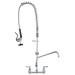 Commercial Pre-rinse Faucet Wall Mount Kitchen Sink Faucet 36" W/ Sprayer - view 10