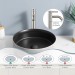 Brushed Nickel Tall Bathroom Faucet Single Handle Hole Sink Vanity Mixer W/Drain - view 4