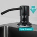 21.7 In Black Kitchen Sink Stainless Steel Single Bowl Sink With Pulldown Faucet - view 9