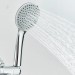 Chrome 4 Inch Round Shower Head With Handheld Spray 3-Way Rainfall Head Combo - view 11