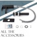 Matte Black Waterfall Bathroom Sink Faucet Basin Mixer Tap Single Handle W/Drain - view 14