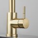 Brushed Gold Kitchen Faucet Sink Mixer Faucet Pull Down Sprayer Single Handle - view 10