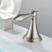 Brushed Nickel Bathroom Sink Faucet 3 Hole 2 Handle Waterfall Basin Vanity Mixer - view 6