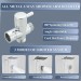 Chrome Rain Shower Head Combo With Handheld Spray High Pressure Adjustable Arm - view 6