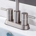 4 Inch Bathroom Sink Faucet 2Handle Centerset Vanity Mixer Faucet Brushed Nickel - view 9