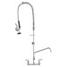 44" Commercial Faucet With Pre-Rinse Sprayer Wall Mount Kitchen Sink Faucet - view 11