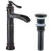 Oil Rubbed Bronze Bathroom Sink Faucet Single Handle Vessel Mixer Tap With Drain - view 2