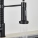 Matte Black Kitchen Faucet Sink Pull Down Sprayer Swivel Mixer Tap Single Handle - view 8
