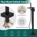 Black Tub Filler Freestanding Bathtub Faucet Floor Mount Waterfall Tub Faucet - view 8