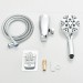 Chrome Bathtub Faucet With Handheld Shower Wall Mount Tub Filler And Diverter - view 14