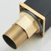 Black Gold Waterfall Bathroom Sink Faucet Single Handle Vanity Mixer With Drain - view 13