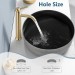 Brushed Gold Tall Bathroom Vessel Faucet Single Handle Sink Vanity Mixer W/Drain - view 5