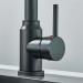 Black Spring Kitchen Faucet Pull Down Sprayer Swivel Single Handle Sink Mixer - view 10