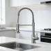 Nickel Kitchen Sink Faucet/Panel Pull Down Sprayer Swivel Mixer Stainless Steel - view 2