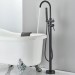 Matte Black Bathtub Faucet Freestanding Tub Filler Faucet With Handheld Shower - view 3