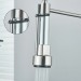 Brushed Nickel Kitchen Sink Faucet Pull Down Sprayer Swivel Single Handle Mixer - view 6