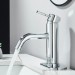 Chrome Bathroom Sink Faucet Single Handle 1 Or 3 Hole Vanity Mixer With Drain - view 6