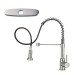 Nickel Kitchen Sink Faucet/Panel Pull Down Sprayer Swivel Mixer Stainless Steel - view 8