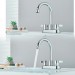 Chrome Bathroom Sink Faucet 3Hole 4inch Centerset Vanity Mixer 2 Handle Faucet - view 6