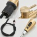 Brushed Gold Kitchen Sink Faucet Pull Down Sprayer Swivel Single Handle Mixer - view 10