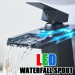 LED Bathroom Sink Faucet Black Waterfall Single Hole Handle Vanity Faucets Drain - view 5