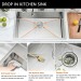 Stainless Steel Kitchen Sink Single Bowl Drop In Kitchen Basin With Drain Kit - view 4