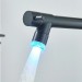 Black LED Kitchen Faucet Single Handle Swivel Sink Faucet With Pull Down Spray - view 7
