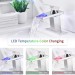 Brushed Nickel Bathroom Sink Faucet Single Handle LED Waterfall Vanity Faucet - view 8