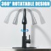 Matte Black Kitchen Faucet Single Handle Pull Down Sprayer Swivel Sink Mixer Tap - view 11