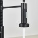 Matte Black Kitchen Faucet Sink Pull Down Sprayer Swivel Mixer Tap Single Handle - view 9