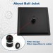 16" Black Square Rain Shower Head High‑Pressure Large Rainfall Fixed Shower Head - view 7