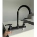 High Arc 2-Handle Standard Kitchen Sink Faucet Mixer Tap Plastic For Home RV - view 7