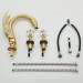 Gold Swan 8" Widespread Bathroom Sink Faucet 3 Hole 2 Handle Vanity Mixer Faucet - view 3