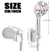 Chrome Bathtub Faucet With Handheld Shower Wall Mount Tub Filler And Diverter - view 9