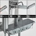 Bathroom Shower Faucet Fixture Gray 4Functions Shower System Rain Head Combo Kit - view 6