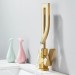 Gold Waterfall Bathroom Sink Faucet Basin Vanity Mixer Taps 1 Hole Single Handle - view 9